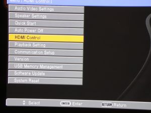 Установка HDMI control в плеере